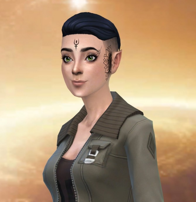 Sims 4 Pagan and Mehndi face&head tattoo set by Velouriah at Mod The Sims