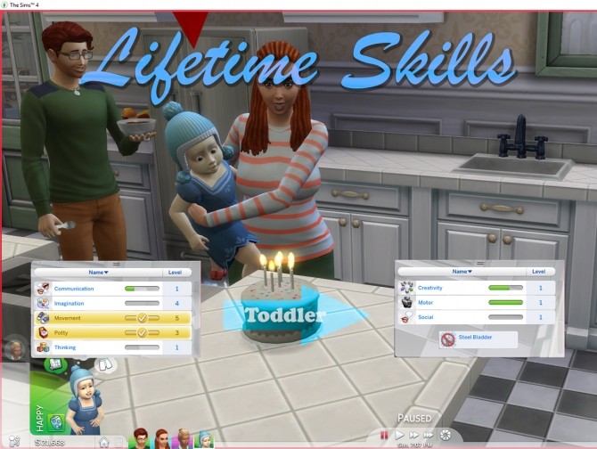 Sims 4 Toddler and Child Skills that carry over by TwistedMexi at Mod The Sims