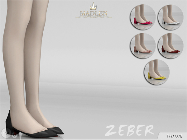 Sims 4 Madlen Zeber Shoes by MJ95 at TSR