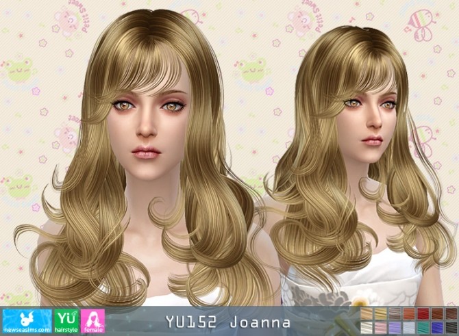 Sims 4 YU152 Joanna hair (Pay) at Newsea Sims 4