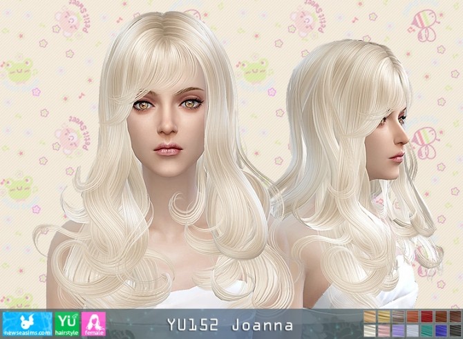 Sims 4 YU152 Joanna hair (Pay) at Newsea Sims 4