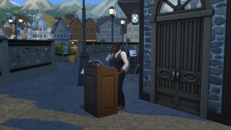 English Pub and an Old Town House by StrawberryLV at Mod The Sims
