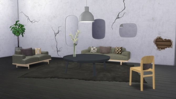 Sims 4 Around Coffee Table XL at Meinkatz Creations