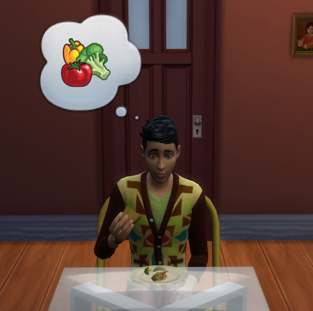 Sims 4 No notifications for vegetarian sims after eating by Candyd at Mod The Sims