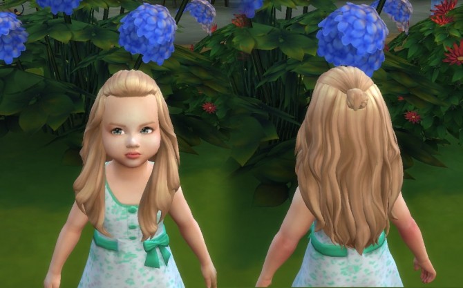 Sims 4 Isabella Hairstyle for Toddlers at My Stuff