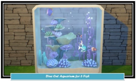 Dine Out 6 Fish Aquarium Clone by LittleMsSam