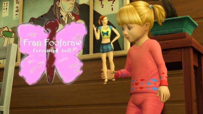 Sims 4 The Sims Bustin Out Fran Foofaraw Doll by littledica at Mod The Sims