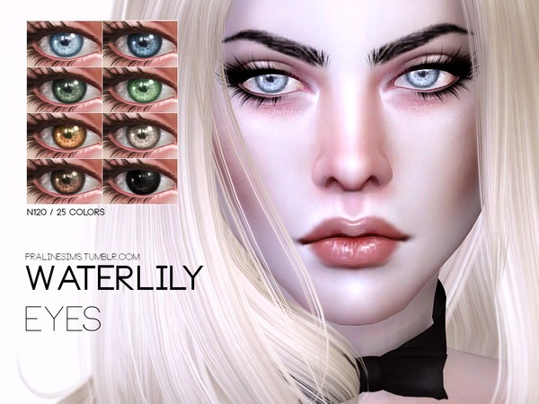 Sims 4 Waterlily Eyes N120 by Pralinesims at TSR