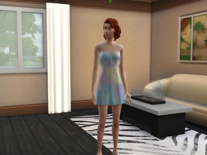 Sims 4 Pastel Dress Recolor by deegardiner3 at Mod The Sims