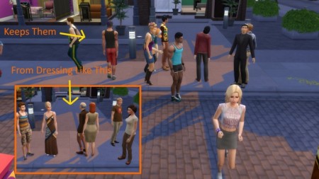 No Outfit Change During the Spice Festival by Ravynwolvf at Mod The Sims