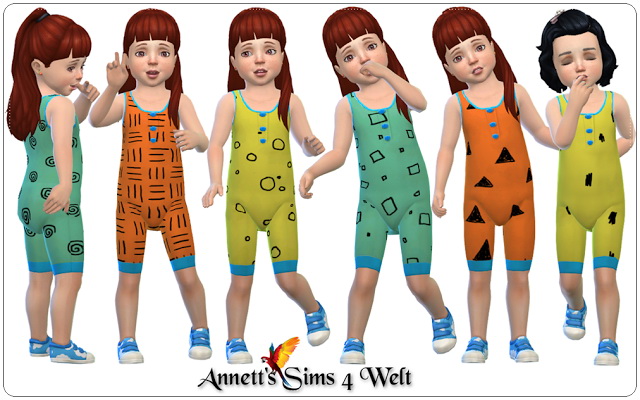 Sims 4 Toddlers Bodysuits Nr. 02 at Annett’s Sims 4 Welt