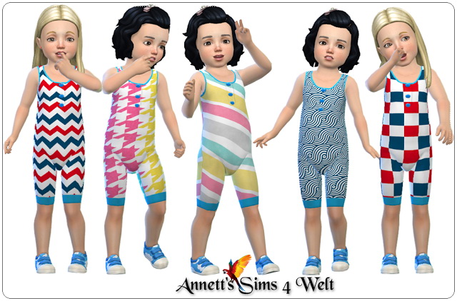 Sims 4 Toddlers Bodysuits Nr. 02 at Annett’s Sims 4 Welt