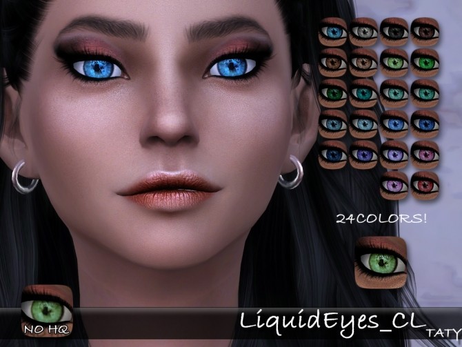 Sims 4 Liquid Eyes CL by Taty86 at SimsWorkshop