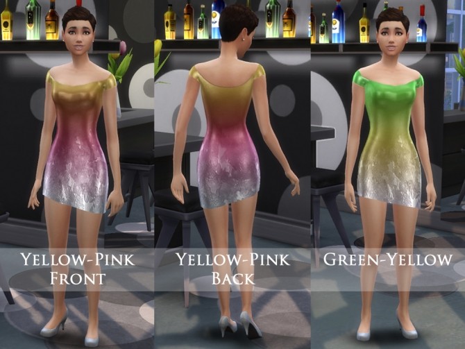 Sims 4 Cocktail & Party Dress Set by play jarus at Mod The Sims