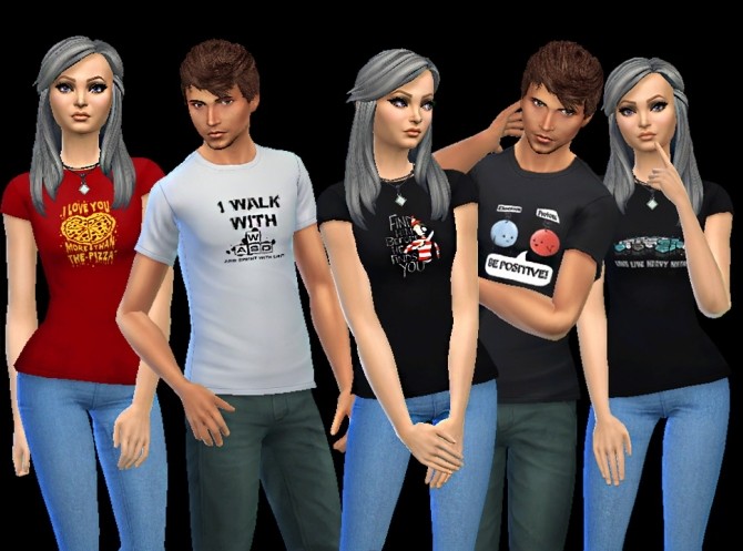 Sims 4 Shirt Pack at AuriSims