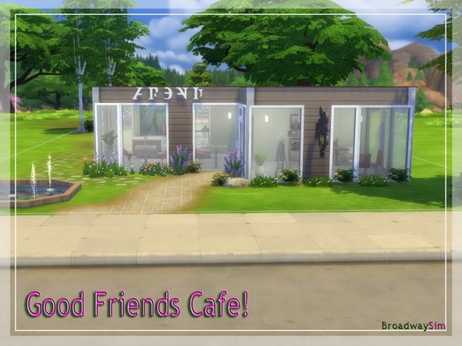 Sims 4 Good Friends Cafe by deegardiner3 at Mod The Sims
