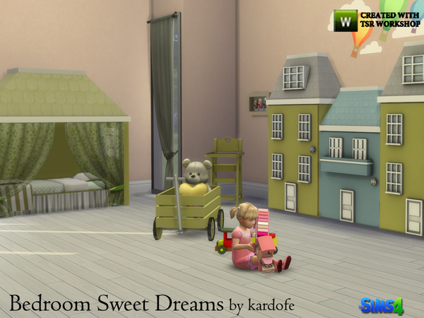 Sims 4 Bedroom Sweet Dreams by kardofe at TSR