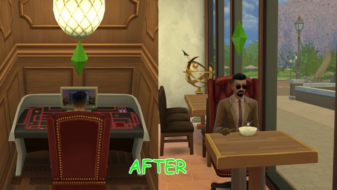 Sims 4 Executron Executive Desk Throne Fix by Tiger3018 at Mod The Sims