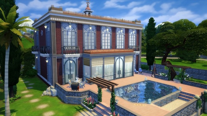 Sims 4 Chentale mansion at Fezet’s Corporation