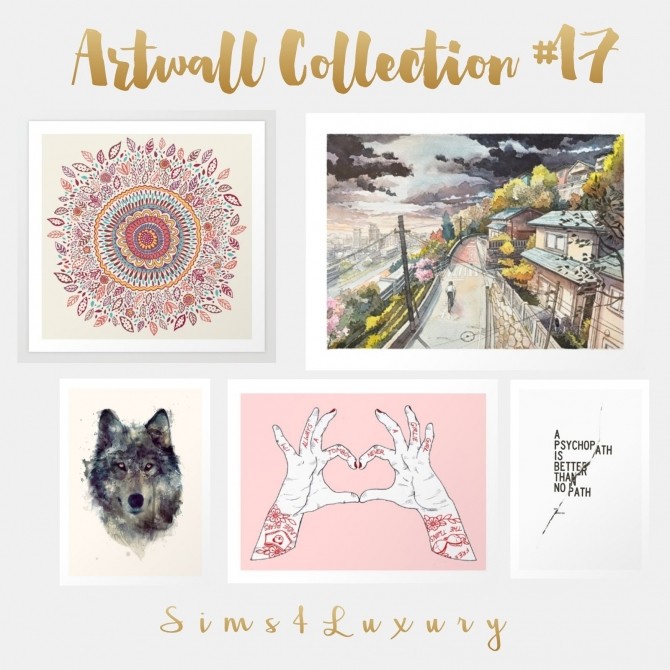 Sims 4 Artwall Collection #17 at Sims4 Luxury