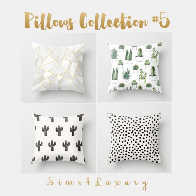 Sims 4 Pillows Collection #5 at Sims4 Luxury