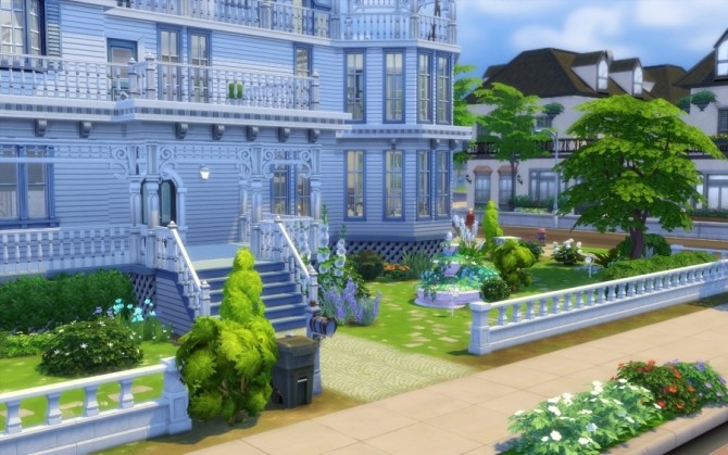 Sims 4 Victorian house by Bloup at Sims Artists