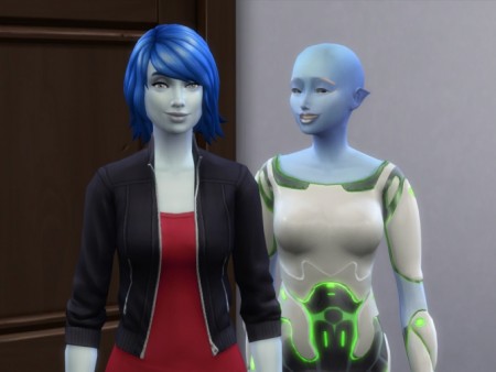 Improved reactions to aliens 4 flavors by Candyd at Mod The Sims