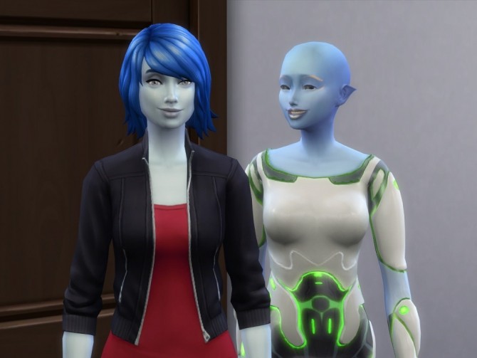 Sims 4 Improved reactions to aliens 4 flavors by Candyd at Mod The Sims