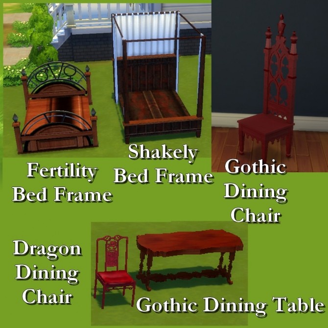Sims 4 Woodworking Custom Furniture 6 by Leniad at Mod The Sims
