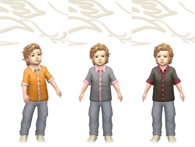 Sims 4 Rollun shirt by Fuyaya at Sims Artists