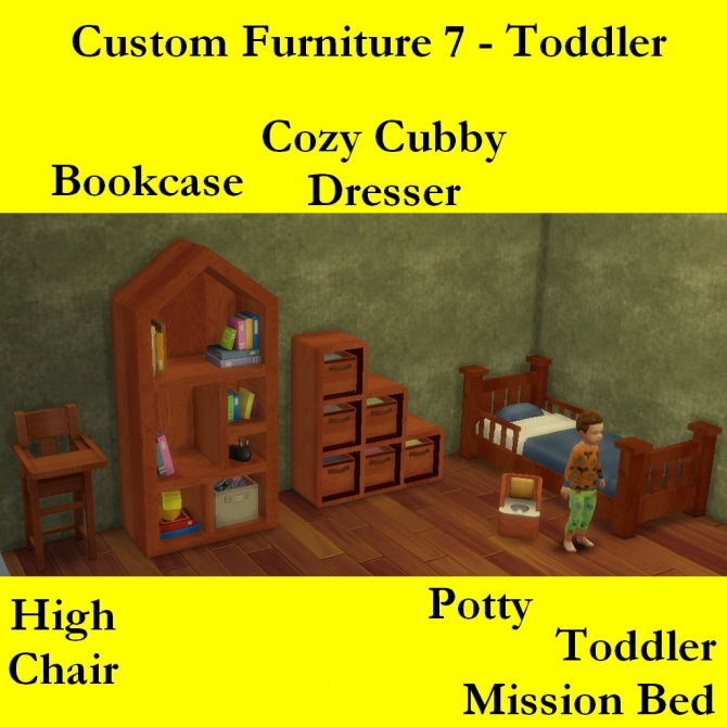 Woodworking Custom Furniture 7 Toddler by Leniad at Mod The Sims » Sims