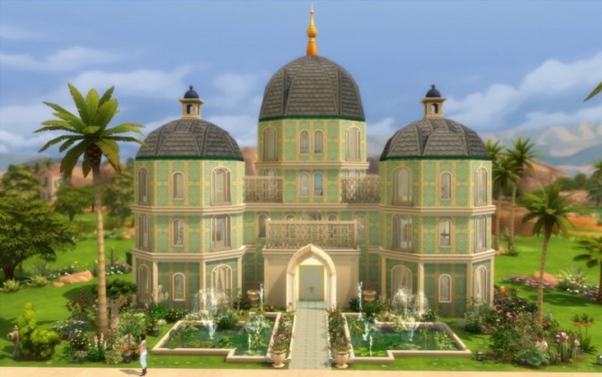 Sims 4 Albina palace by Bloup at Sims Artists