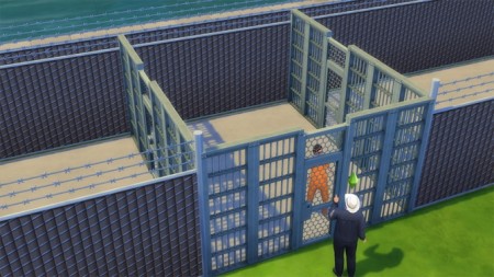 Prison Set  (Working Jail Doors + More) by wintermuteai1 at Mod The Sims
