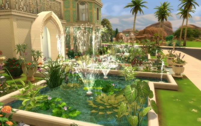 Sims 4 Albina palace by Bloup at Sims Artists