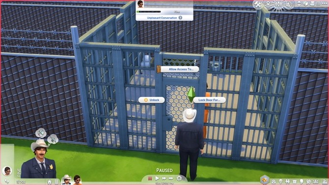 Sims 4 Prison Set  (Working Jail Doors + More) by wintermuteai1 at Mod The Sims