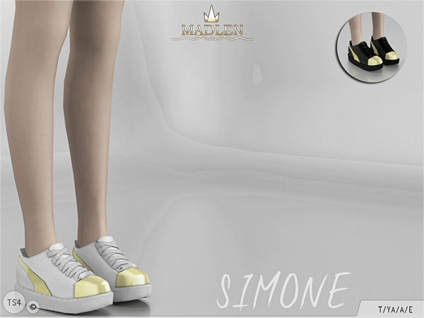 Sims 4 Madlen Simone Shoes by MJ95 at TSR