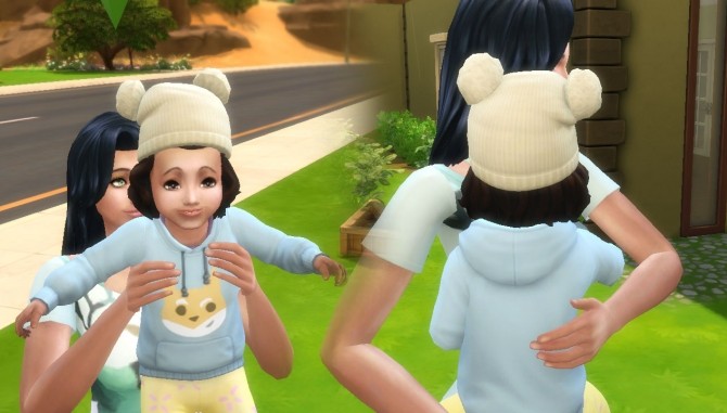 Sims 4 Pumped Up Pom Pom Hat for Toddlers at My Stuff