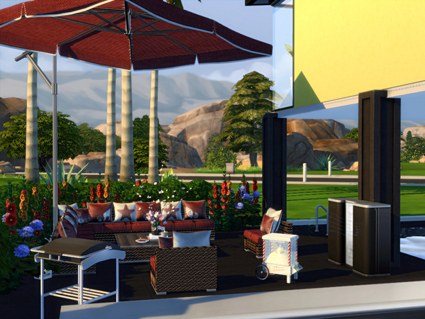 Sims 4 AIDA house by marychabb at TSR