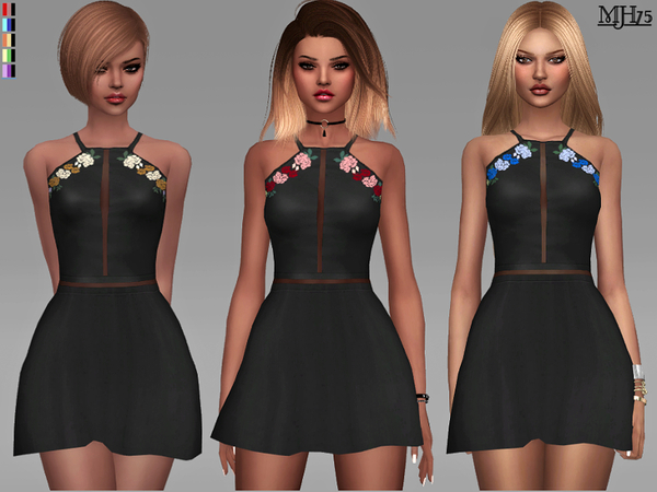 Sims 4 Mystery Dress by Margeh 75 at TSR