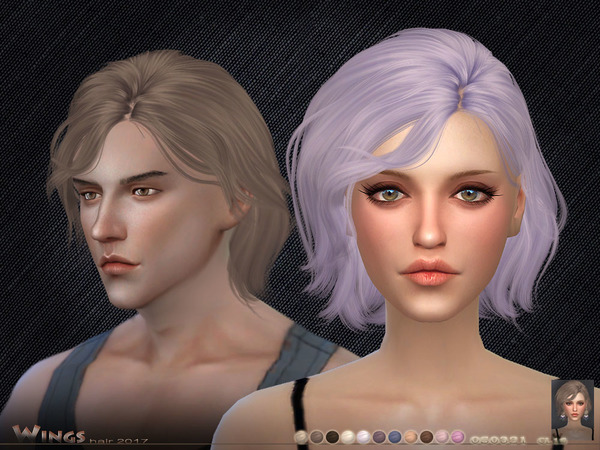 Sims 4 OS0321 hair by wingssims at TSR
