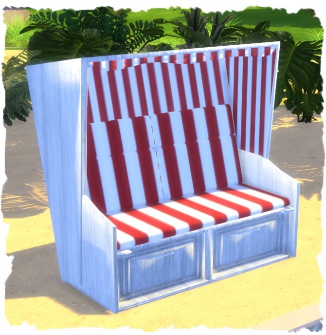 Sims 4 Beach chair by Chalipo at All 4 Sims