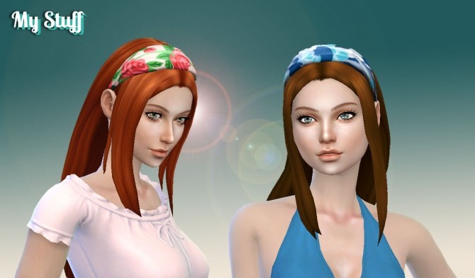 Sims 4 Weekend Headband Hair at My Stuff
