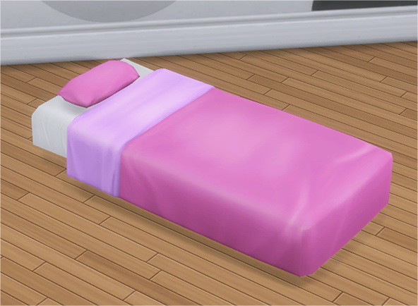Sims 4 Toddler Metal Bed Frame & Mattress at Veranka
