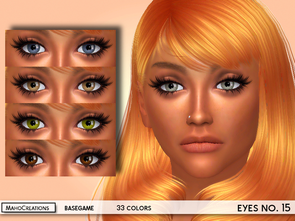 Sims 4 Eyes No.15 by MahoCreations at TSR