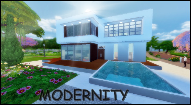 Sims 4 SOLAR MODERNITY house at Allis Sims