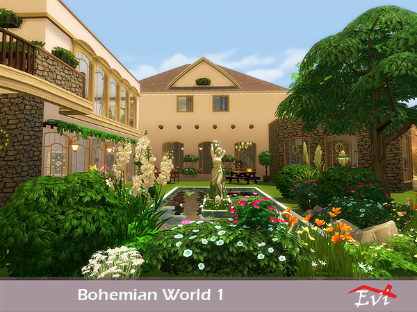 Sims 4 Bohemian World 1 by evi at TSR