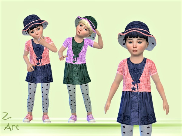 Sims 4 BabeZ. 11 Set Pretty outfit by Zuckerschnute20 at TSR