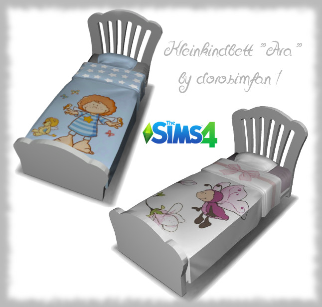 Sims 4 Toddler bed by dorosimfan1 at Sims Marktplatz