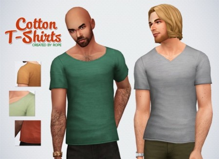 Cotton t-shirts by Rope at Simsontherope