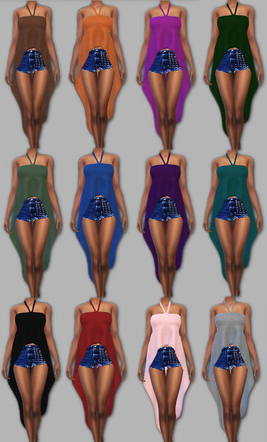 Sims 4 CORALIE TANK TOP at Blue8white